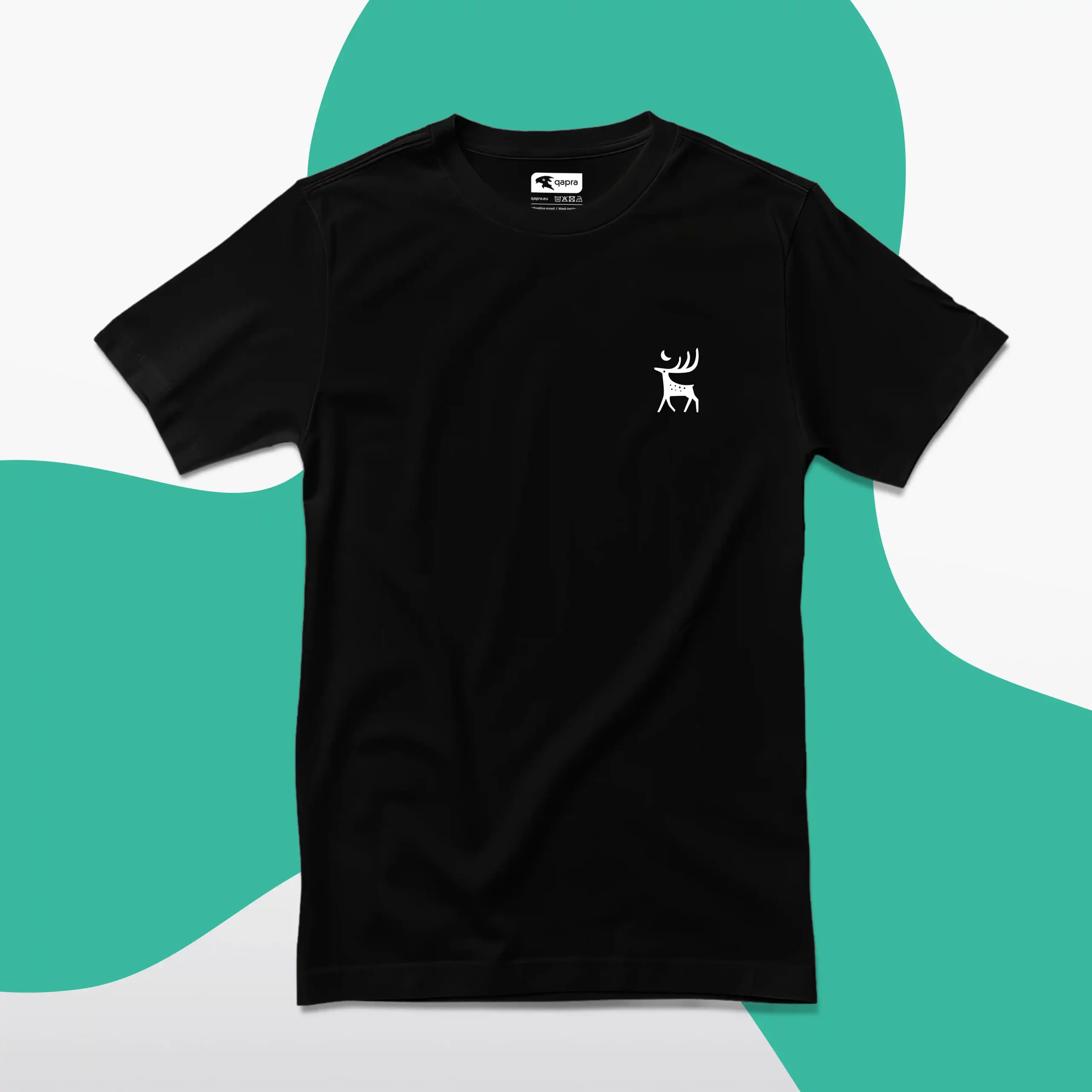 Deer - Black - Standard T-Shirt