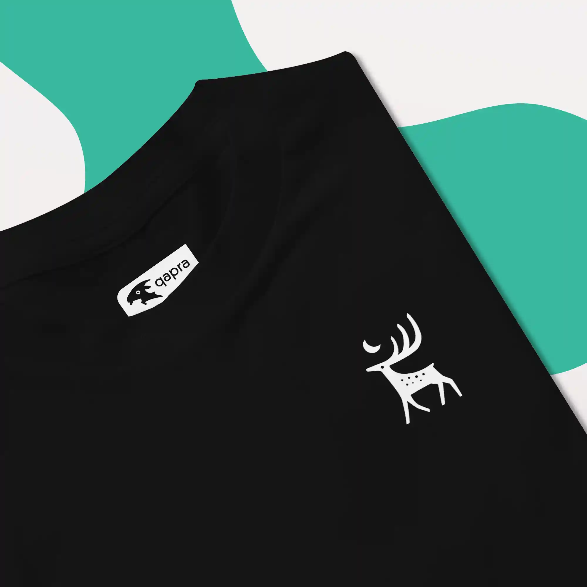 Deer - Black - Standard T-Shirt - Image 2