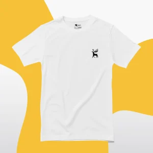 Deer - White - Standard T-Shirt